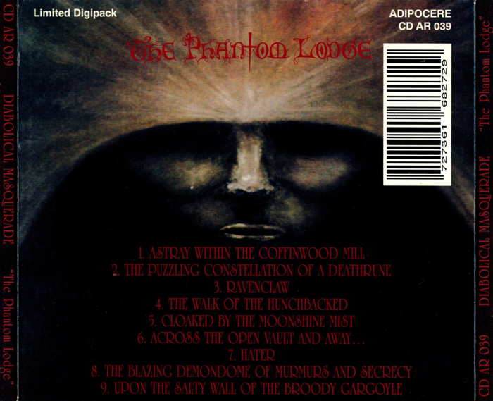 Diabolical Masquerade - The Phantom Lodge /1997 - 3 Декабря 2019 - Каталог  альбомов - Rock Metal Wave